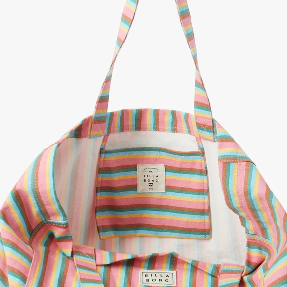 Billabong⛱️ Striped Multicolor Tote Bag - Picture 5 of 11